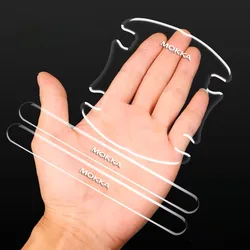 8pcs Car Invisible Door Bowl Handle Protective Sticker Anti-collision Scratch Clear Strip Stickers For OPEL MOKKA