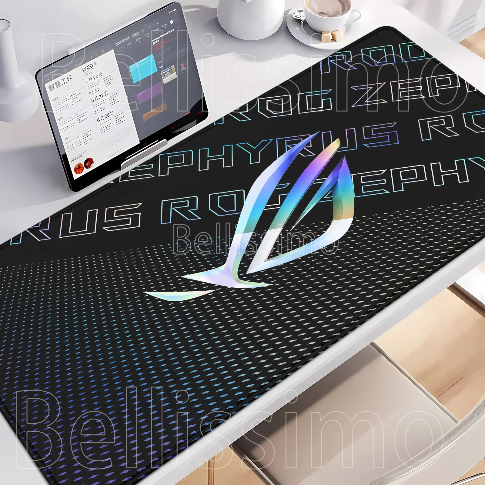Mouse Pad HD Printing Computer Gamer Office Oversized Table Mats Anime Asus Rog XXL Gaming PC Keyboard Accessories Non-slip Play