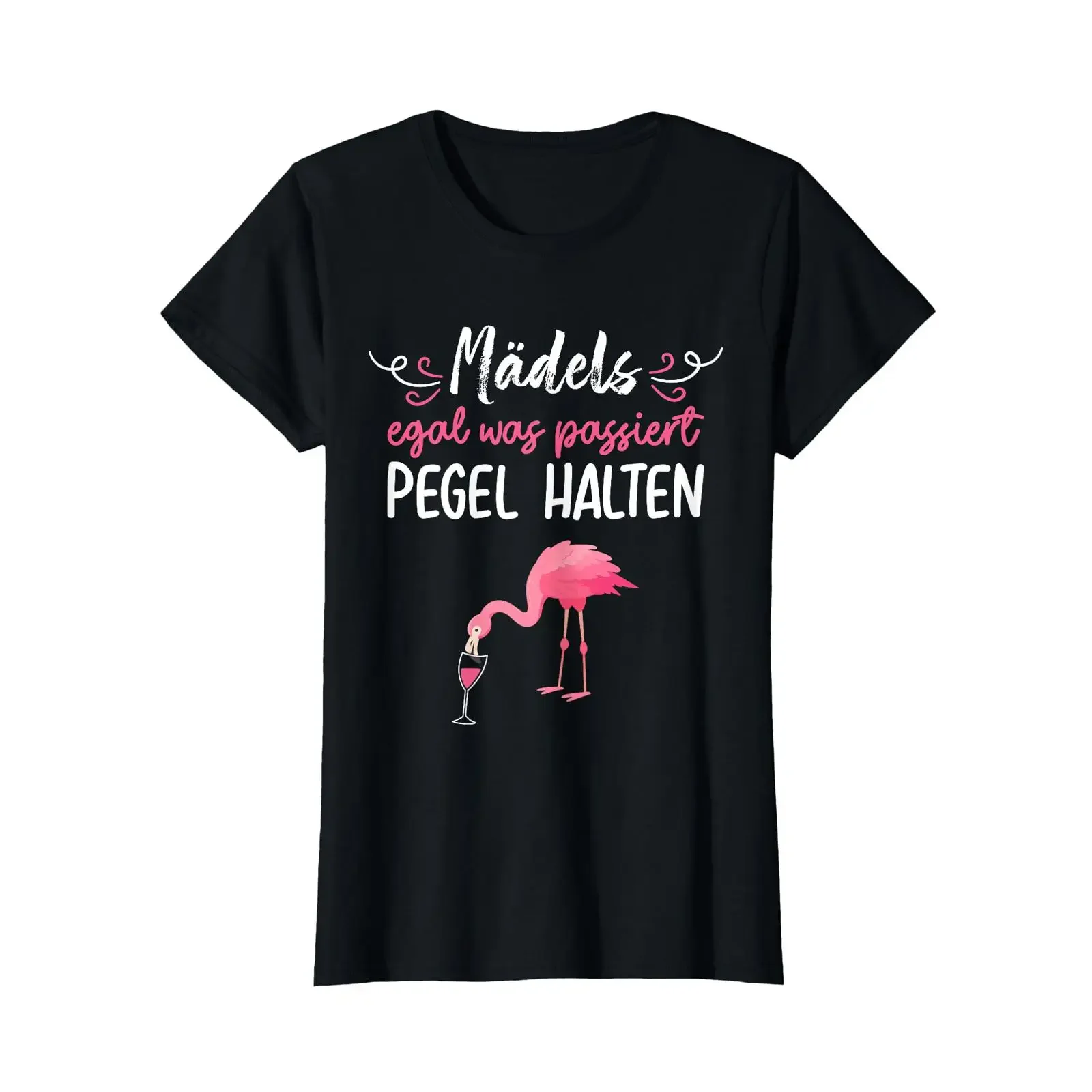 Camiseta vintage con gráfico de la marca Pegel Halten Mallorca Flamingo Beer JGA Malle Fun, estilo vintage, cómoda, informal, para hombre