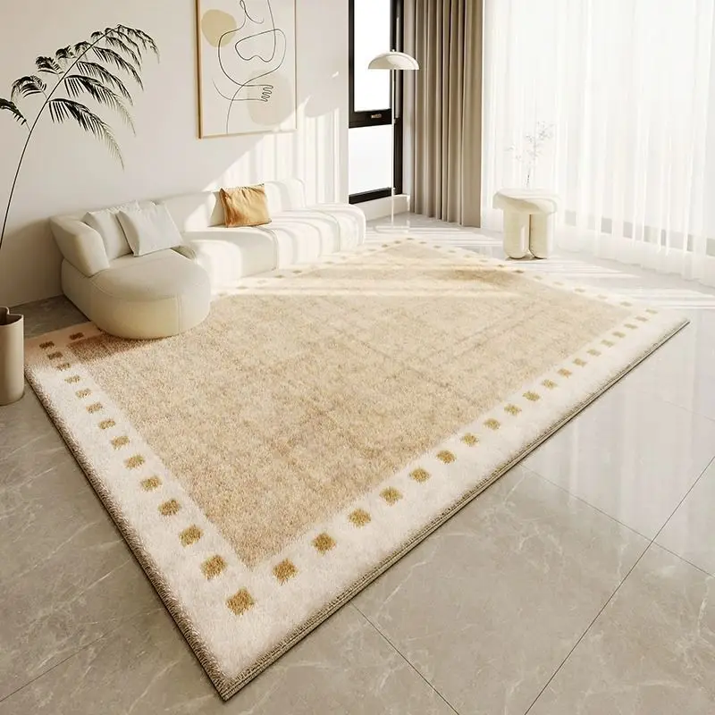 

Carpets wabi sabi home bedroom wear-resistant and dirty imitation cashmere carpets living room sofa waterproof non-slip carpet