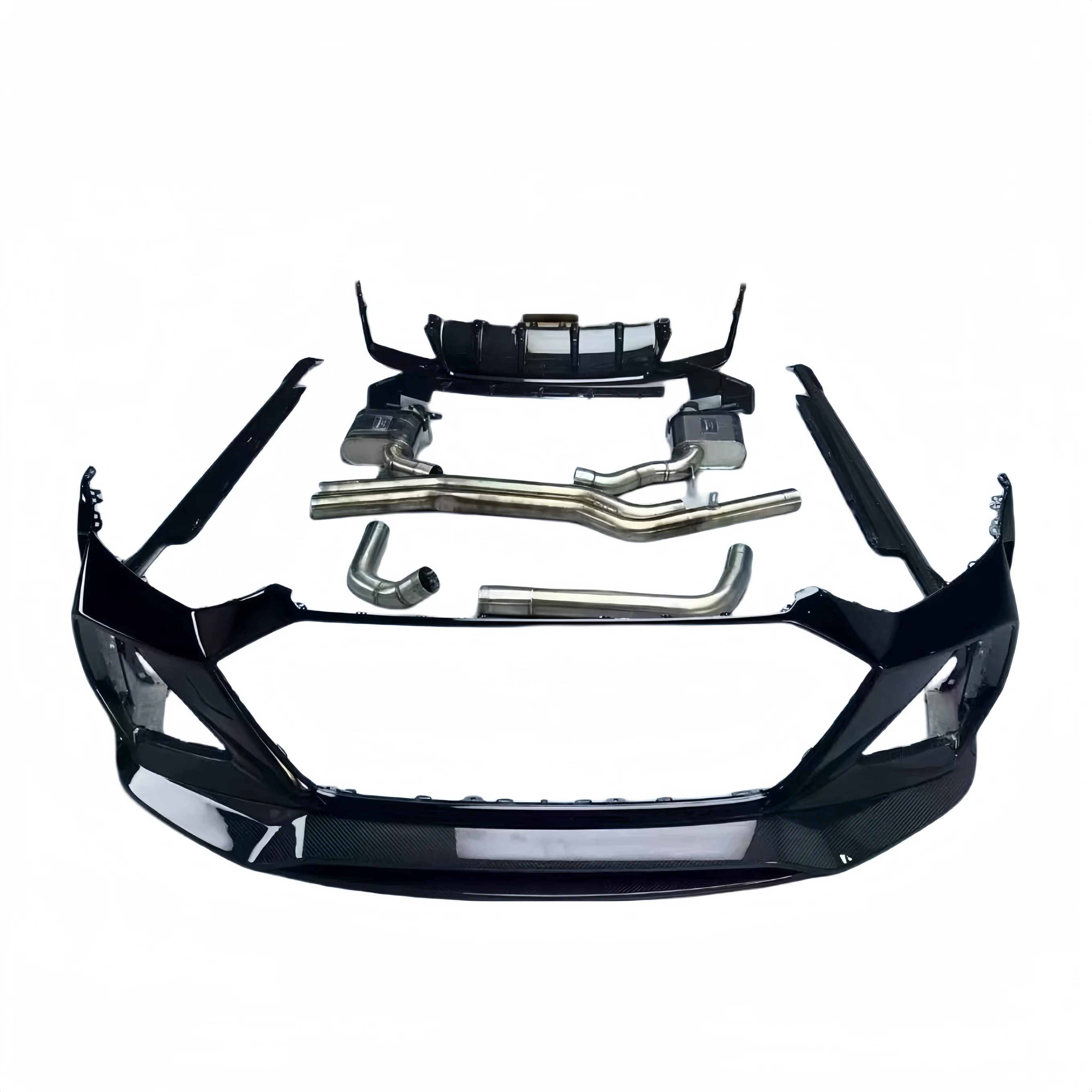 Dream Garage Top Quality Real DRY Carbon Fiber Full Body Kit For  RS6 Upgrade MSY Style Carbon Fiber Kit Front Bumper Diffus