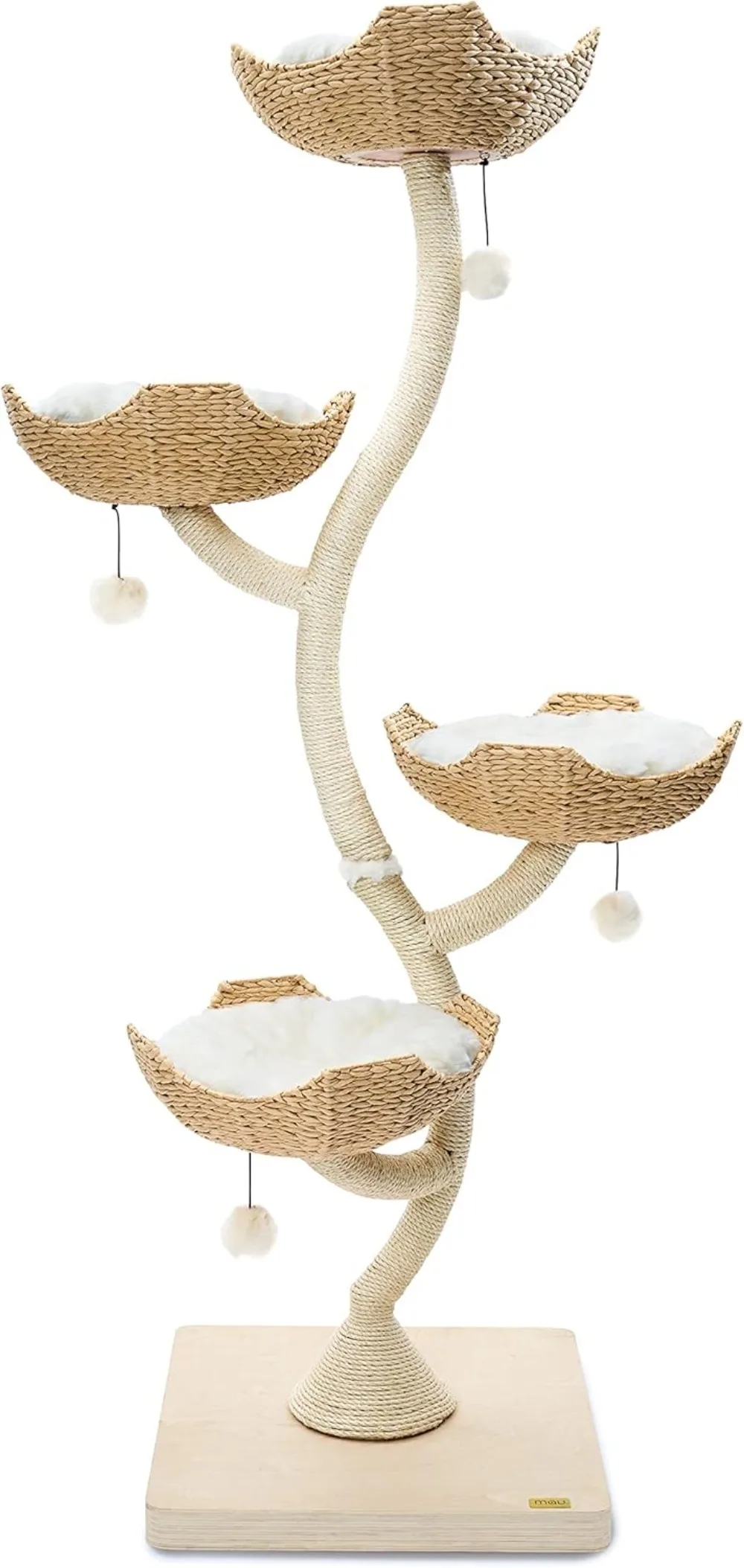 

73" Tall Modern Cat Tree Scratching Tower for Large Cats, Scratching Post Condo, Cat Tower for Multiple Cats, Luxury Cat