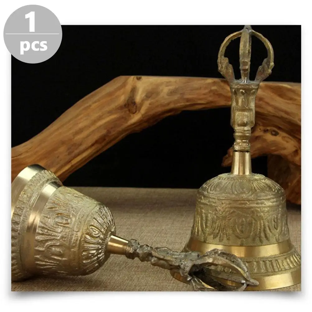 Hand Ring Small Funny Kids Bells Bronze Vintage Metal Copper Material Rust Resistant Multipurpose Easy Clean Home