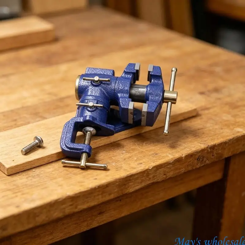 Reinforced Benches Top Vise Double Jaw Table Vise Corrosion Resistant Finish Woodworker Vice For Workshop Use 448A