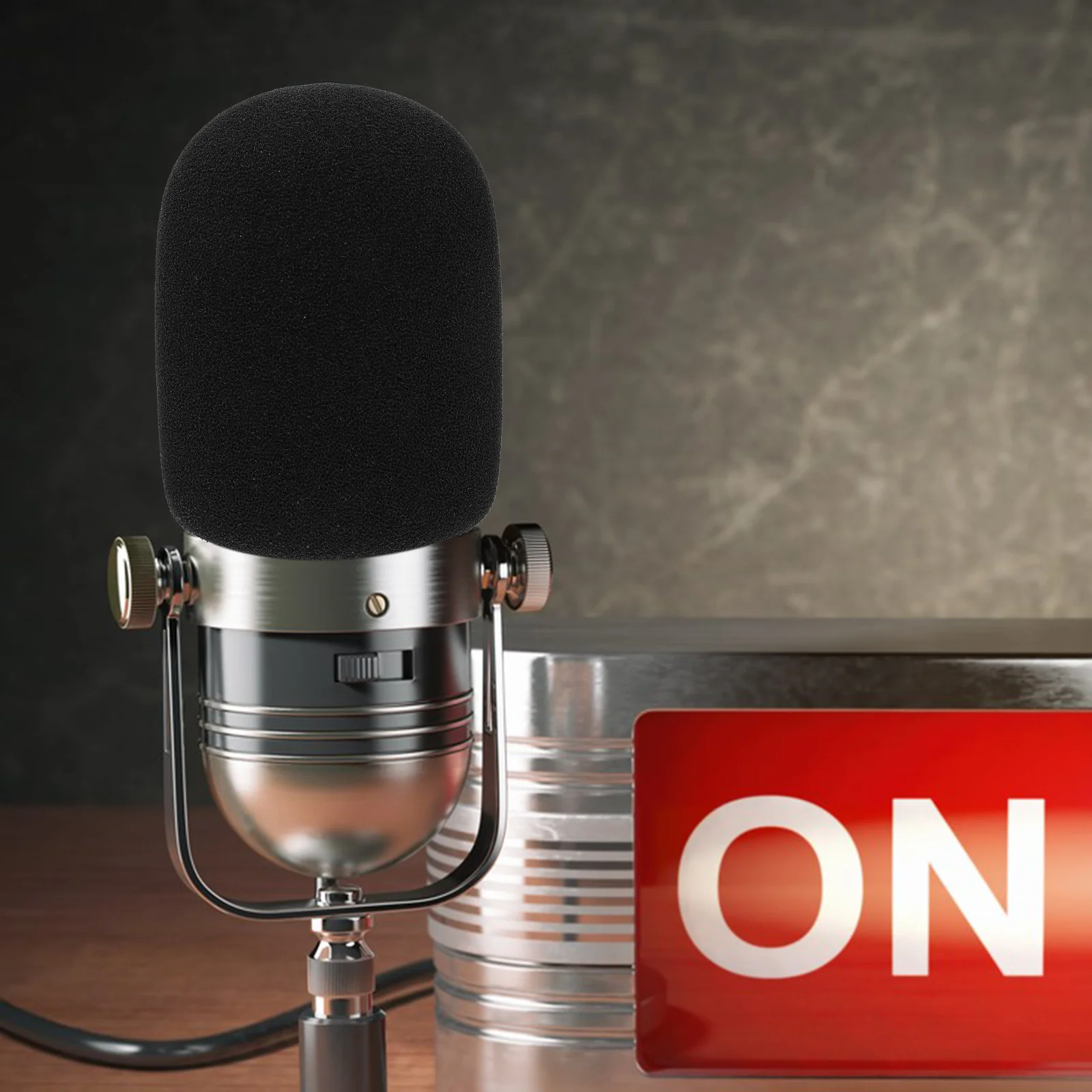 

1pcs Sponge Microphone Cover Windscreen Protective Cap For Sm7B Pga27 Sm27 Universal Mic Covers Washable Soft Sleeve Accessory