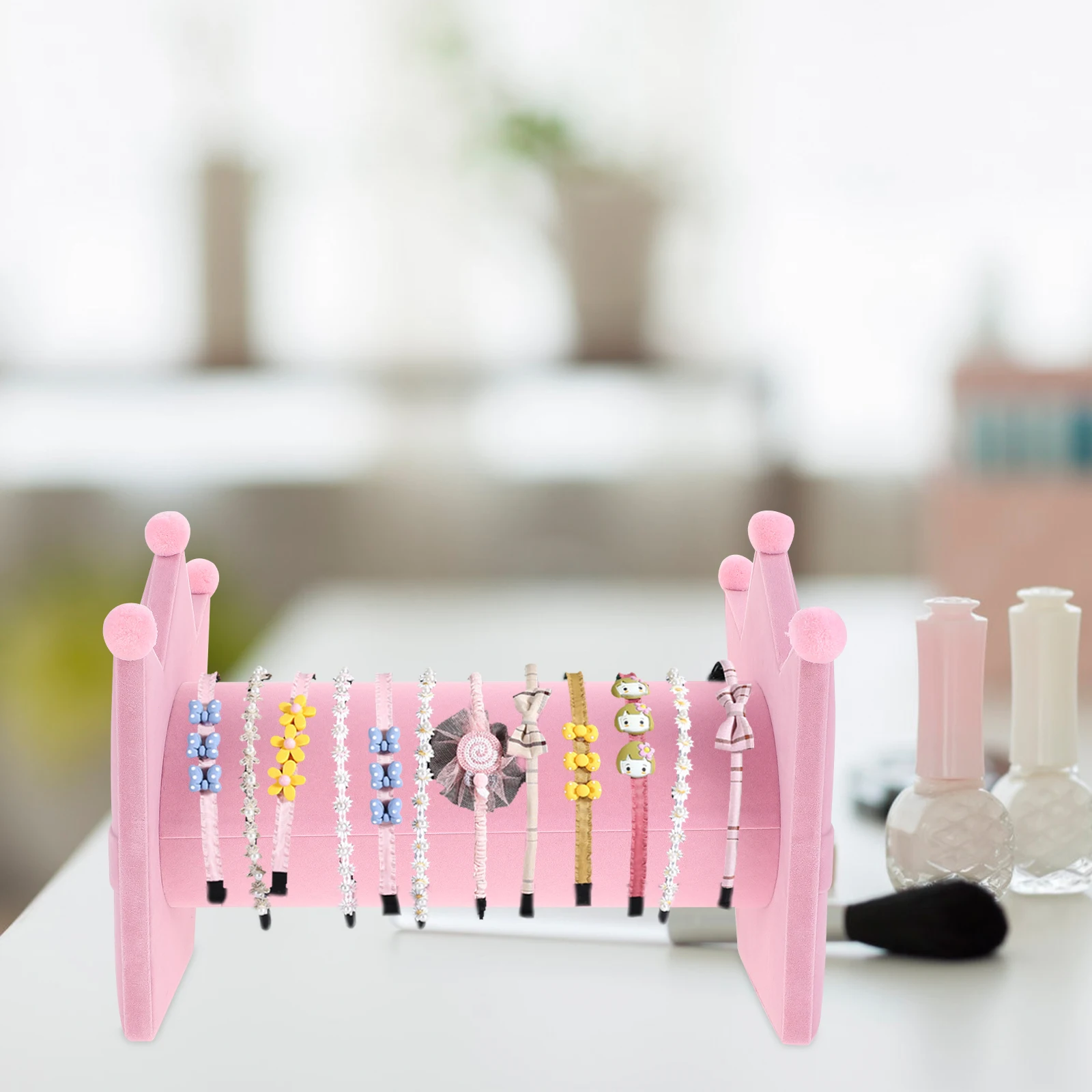 Headband Stand Hairband Display Storage Rack Crown Jewelry Holder Shape for Girls Accessories
