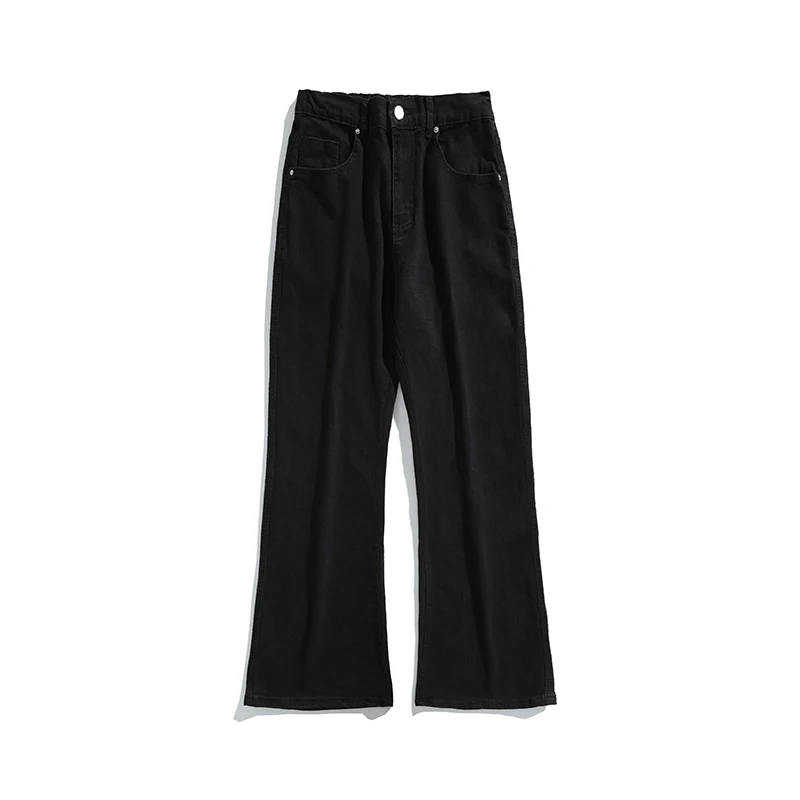 

2025 Spring and Autumn New Large Size Men's Jeans American Retro Loose Straight Slightly Flared Casual Long Pants Trendy Brand