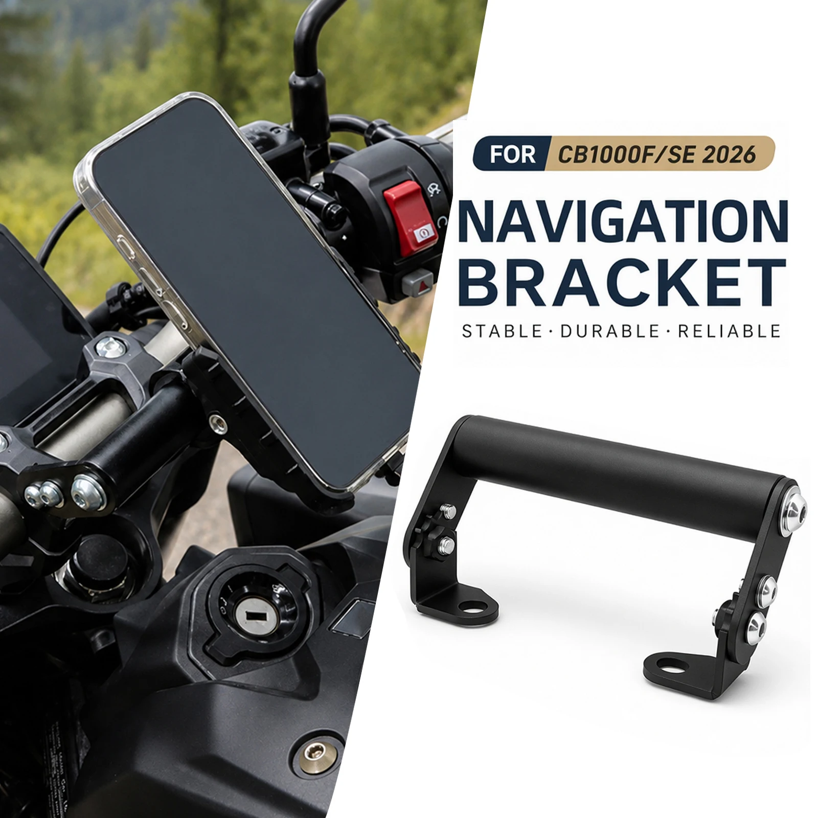 Motorcycle Accessories Phone Navigation Bracket Gps Extend Bracket For Honda CB1000F 2026 CB1000F SE 2026 CB 1000 F 2026