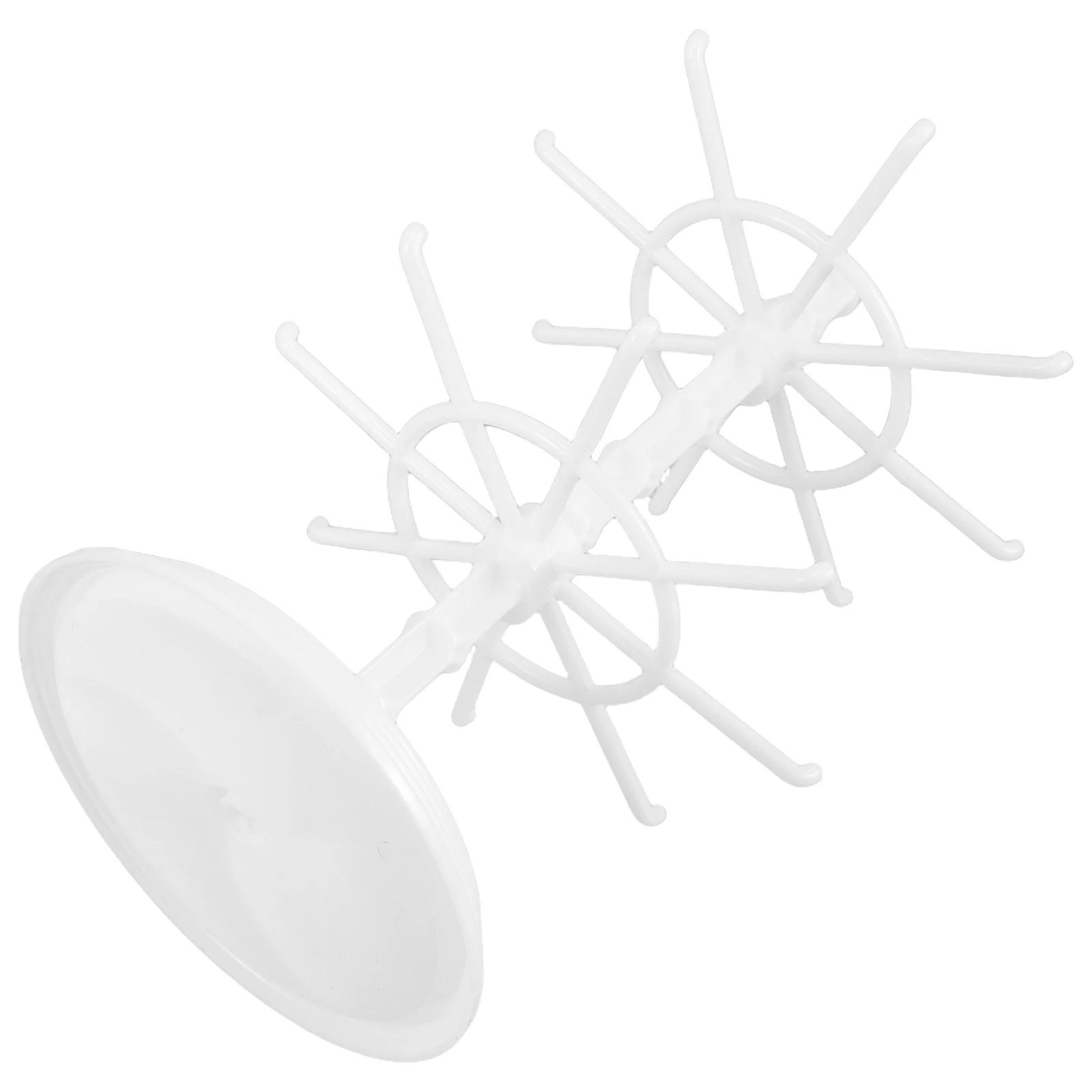

Jewelry Display Stand Necklace Earrings Organizer Craft Hanger Plastic Perfume 360 Degree Rotation Durable Material