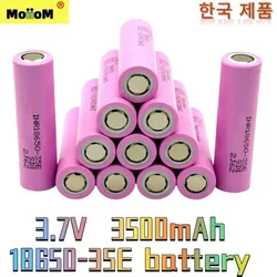2025 100% Original for 18650 3500mAh 25A Discharge INR18650 35E 3500mAh Li-ion 3.7v Rechargable Battery 18650 Battery