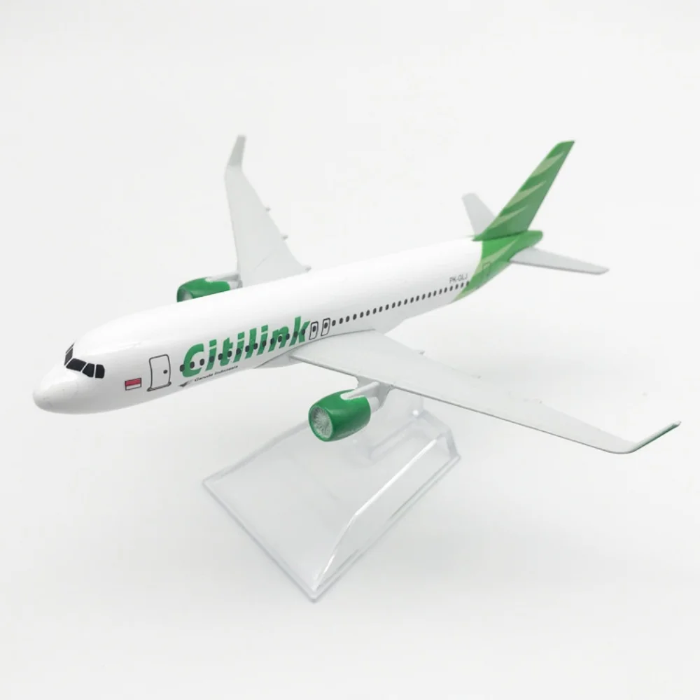 1/400 مقياس 16 سنتيمتر اندونيسيا Citilink الخطوط الجوية B747 محاكاة سبيكة الركاب نموذج طائرة يموت الصب طائرة الهوايات جمع