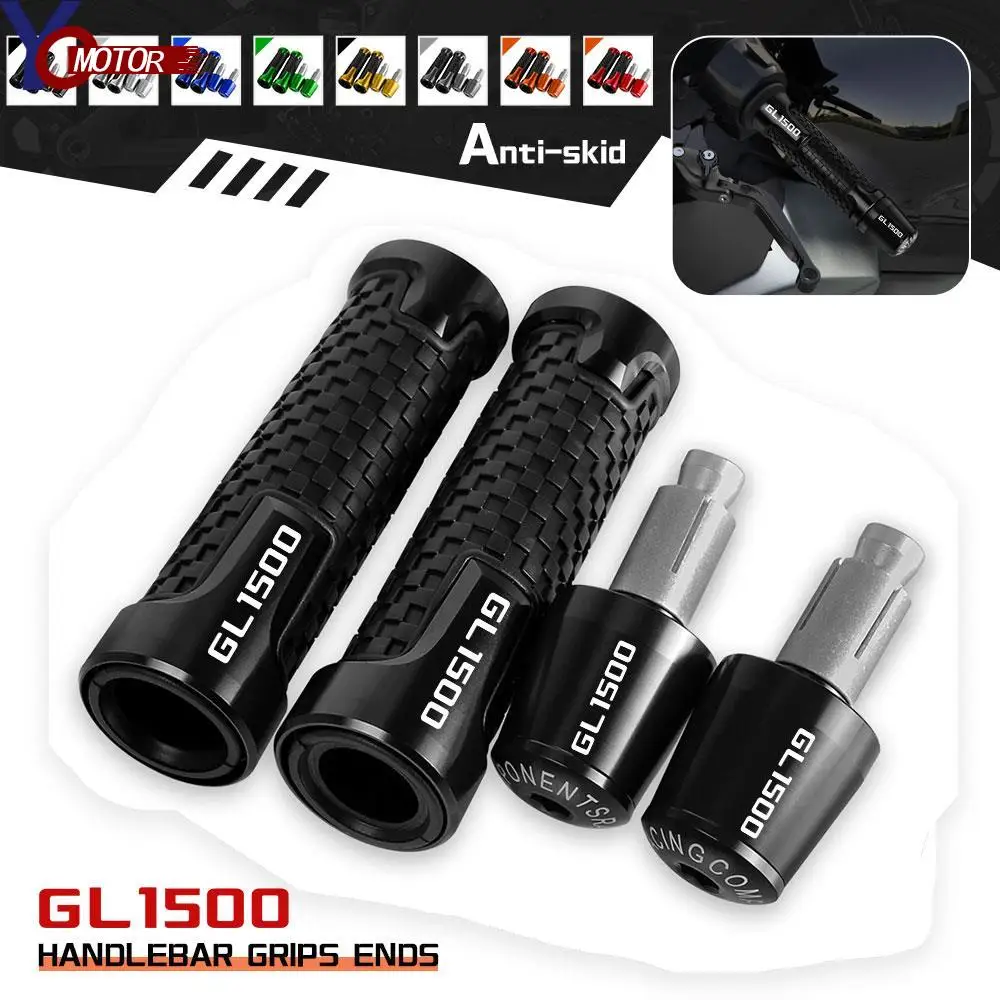 FOR HONDA GL 1500 1988 1989 1991 1992 1993 1994 1997 Motorcycle Accessories handlebar Grips Handle Bar Ends Plug Aluminum Parts 