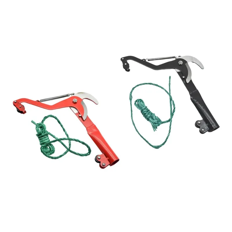 Double Pulley Pruning Shears with Rope Gardening Tool Tree Pruner Fruit Picker