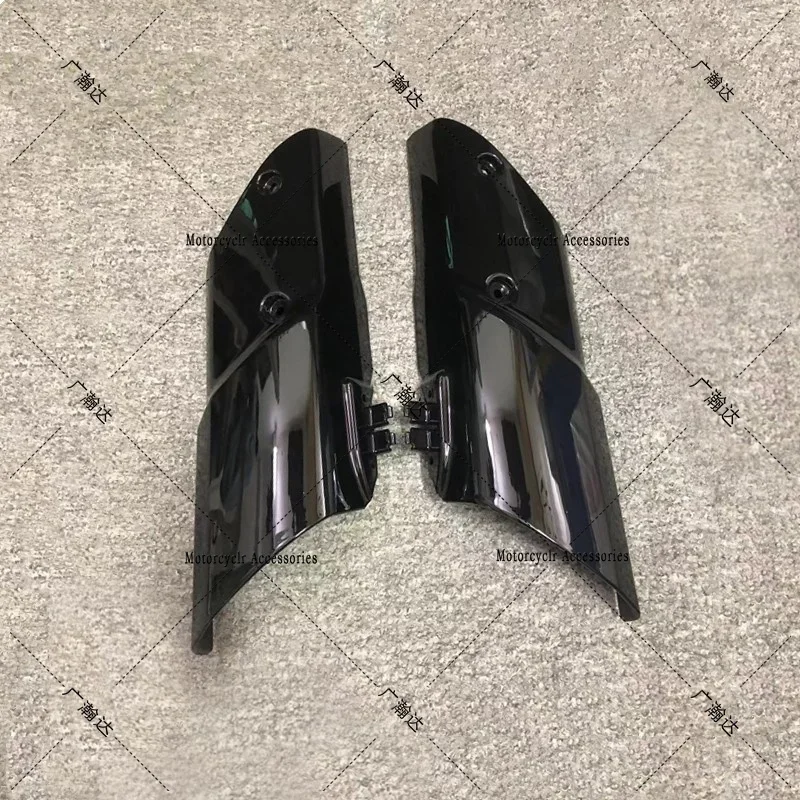 Bright Black Motorcycle Front Side Fender Fork Cover Fairing Fit For KAWASAKI Z1000 2010 2011 2012 2013