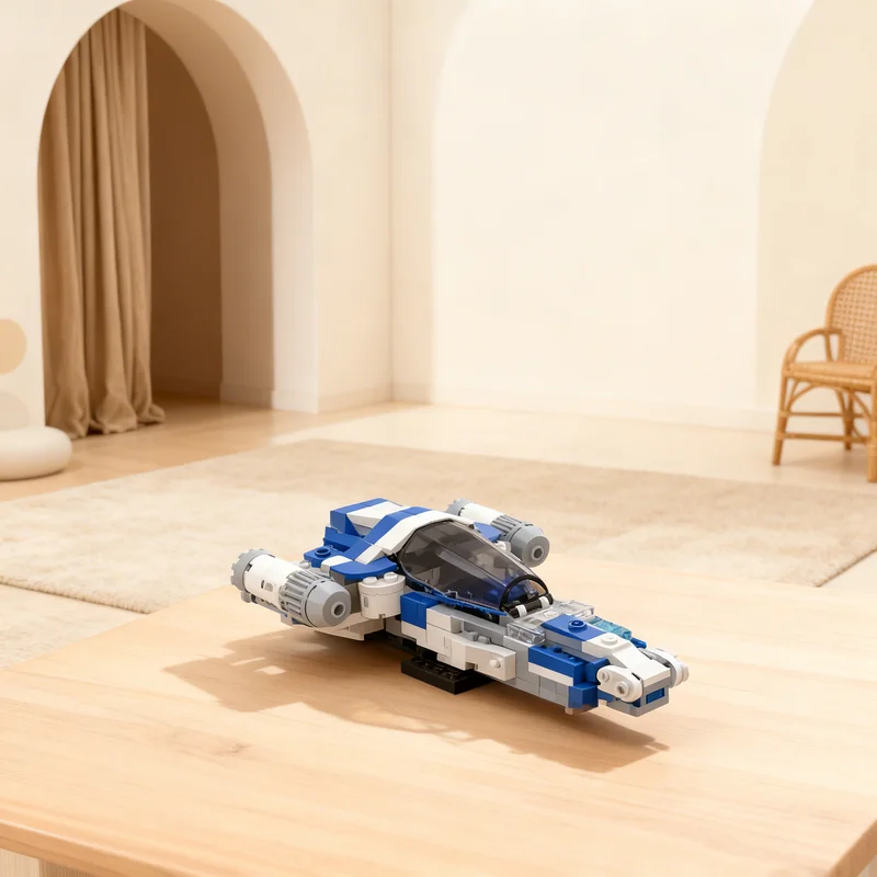 

143pcs MOC X2 Rex Y Wing Microfighter 3 Extra Pieces Star Battle Model Building Blocks DIY Creative Gift Display Decor Premium