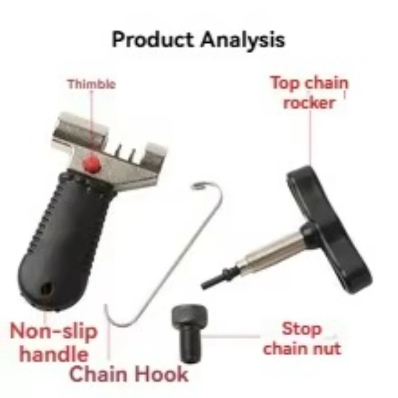 سلسلة دراجات دبوس مزيل الدراجة ربط قواطع الفاصل المحمولة الصلب سلاسل النازع جهاز الملحقات أدوات إصلاح الدراجة الجبلية #3