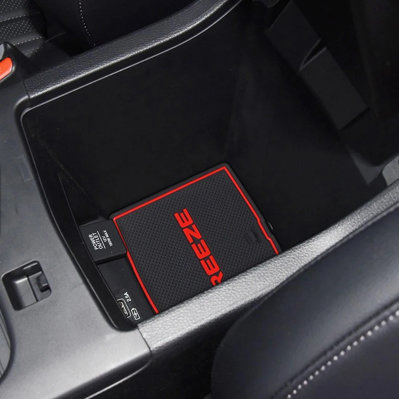 22 pcs Car rubber anti-slip mat coaster Door Slot Mat Set For Honda BREEZE 2021 2022 accessories