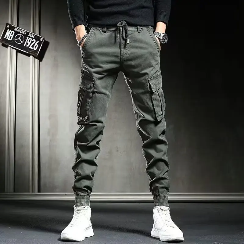 Pantalones de harén Y2k para hombre, pantalón táctico militar, ropa técnica de alta calidad, trabajo al aire libre, Hip Hop, apilados, primavera y