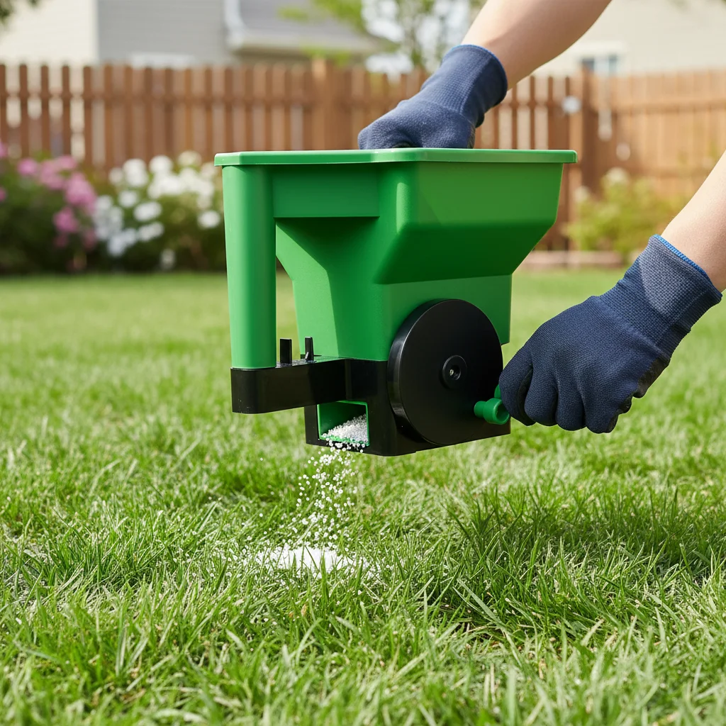 

Ручная садовая сеялка-разбрасыватель портативная для семян и удобрений с равномерным распределением