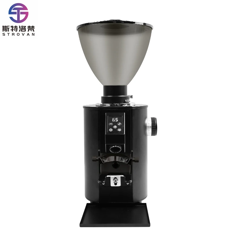 

Коммерческая кофемолка для эспрессо с плоскими жерновами 64 мм Электрическая кофемолка для кофейни 64 мм