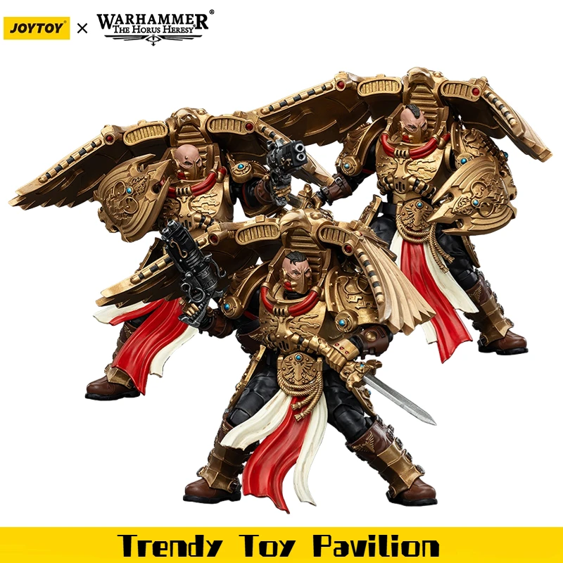 

【JOYTOY】Warhammer 40K Legio Custodes Custodian Venatari Squad 3 шт. 1/18 экшн-фигурки, коллекции игрушек