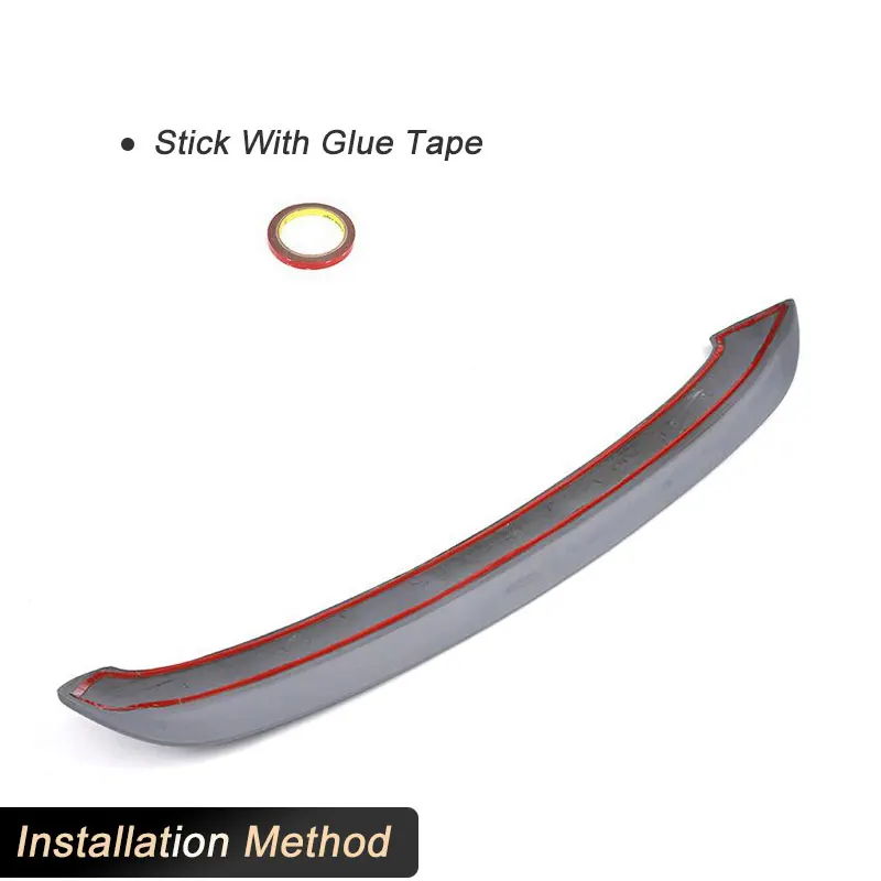 PU Gray Rear Roof Spoiler for Volkswagen VW Golf 4 IV MK4 Standard 1998-2004 Car Racing Rear Spoiler Roof Wing Window Trim