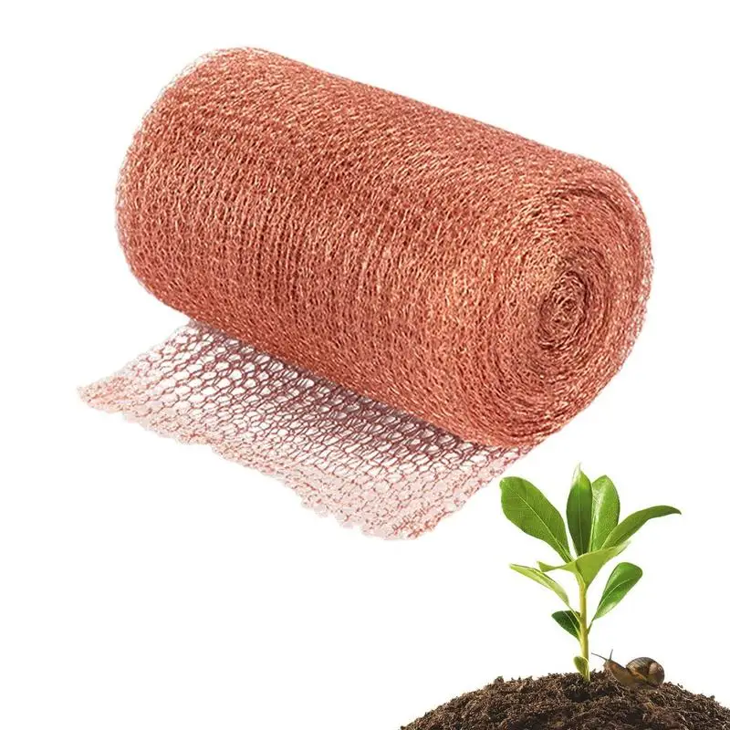 

Rustproof Copper Wire Mesh Screen Anti Snail Wire Mesh Net Signal Shielding Net Plant Protector For Mice Slug Snail Control