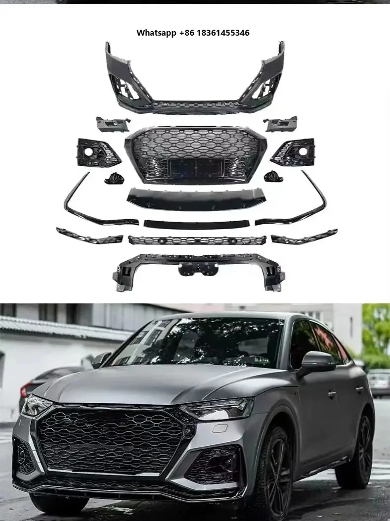 

For Q5 Q5L 2021-2025 modified Front bumper assembly grille Surround Car Accessories Body Kit