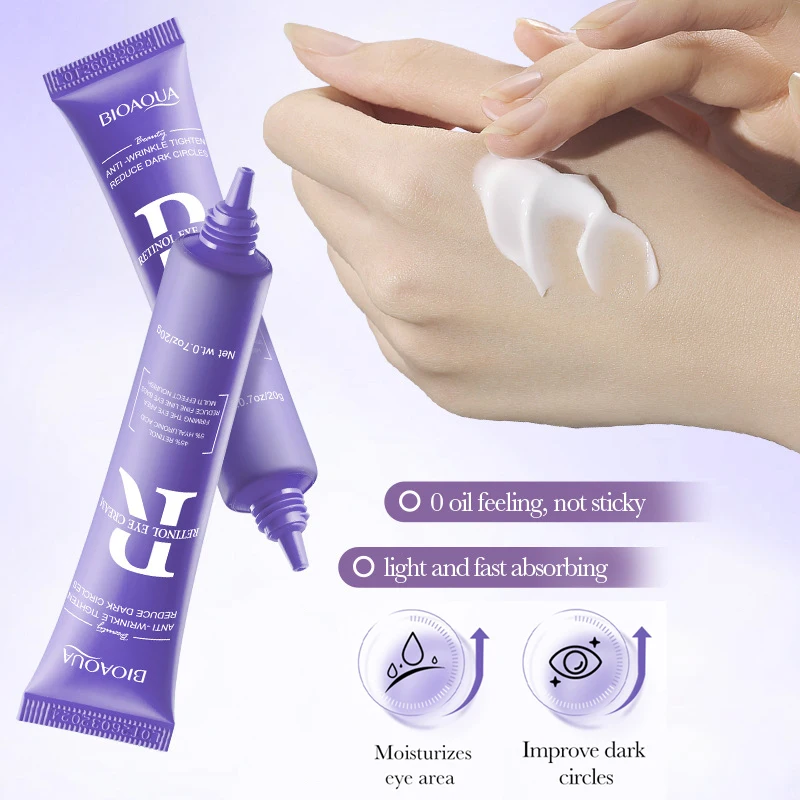 BIOAQUA الريتينول مجموعات العناية بالبشرة ترطيب ترطيب كريم وجه مكافحة الشيخوخة التجاعيد الهالات السوداء كريم عين حجم السفر العناية بالبشرة