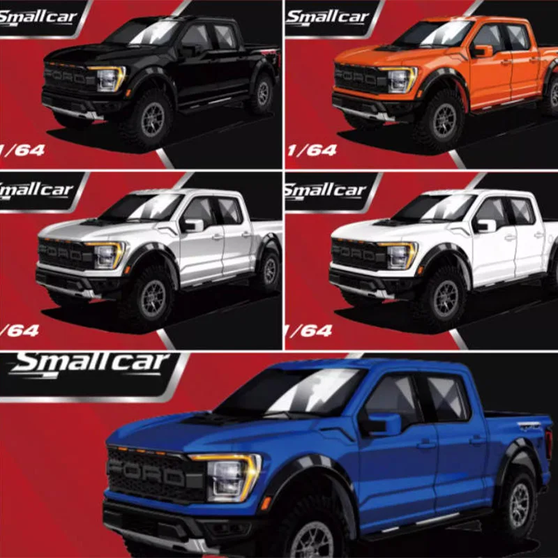 

Масштаб 1:64 Raptor F150 Пикап Внедорожник Моделирование автомобиля из сплава Статический дисплей Коллекционный подарок Сувенирное украшение