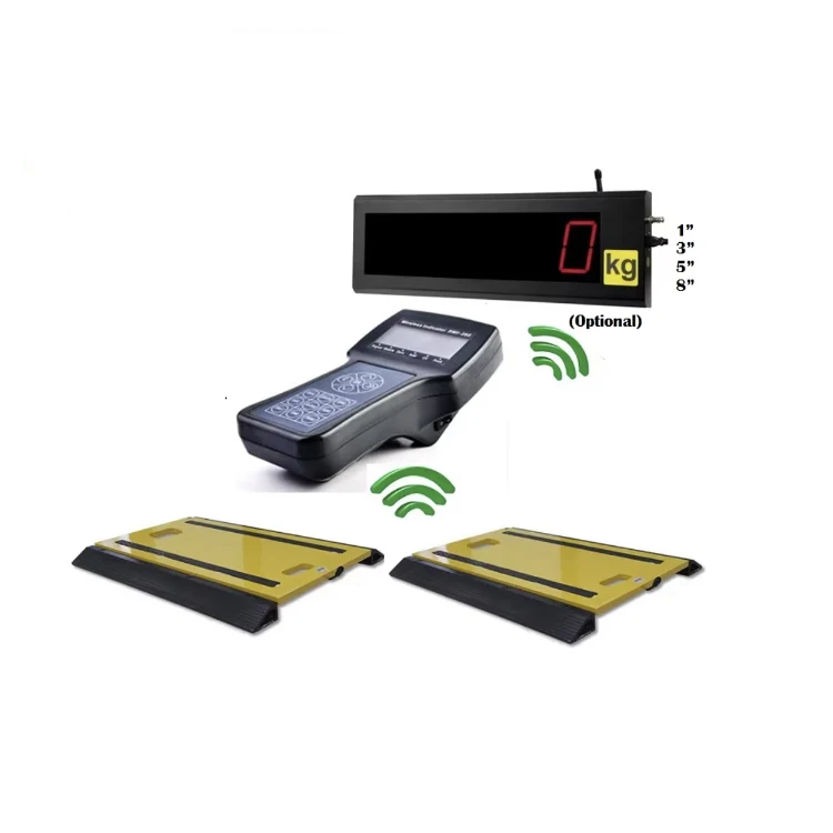 

New Style Portable Weighing Scale, Portable Truck Scale 80t. Big Capacity Wireless Style Vehicle Truck Axle Scale Axle Pads