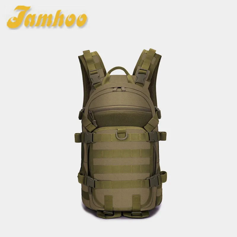 Jamhoo 25L Outdoor Tactical Bag Cycling Assault Backpack Molle Airsoft Hunting Camping Outdoor Sports Hiking Trips Climbing Bag