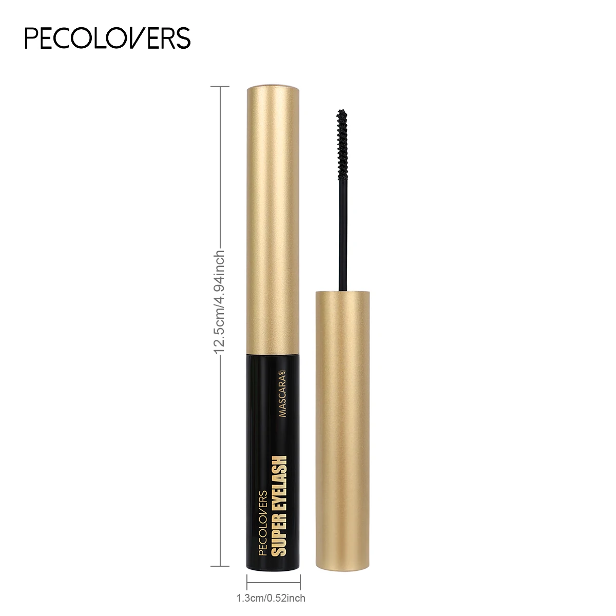 1PC Lengthening & Volumizing Mascara, Light and Non-stick, Slide Easily, Long-lasting Makeup, Anti-fouling, Black, Daily Makeup