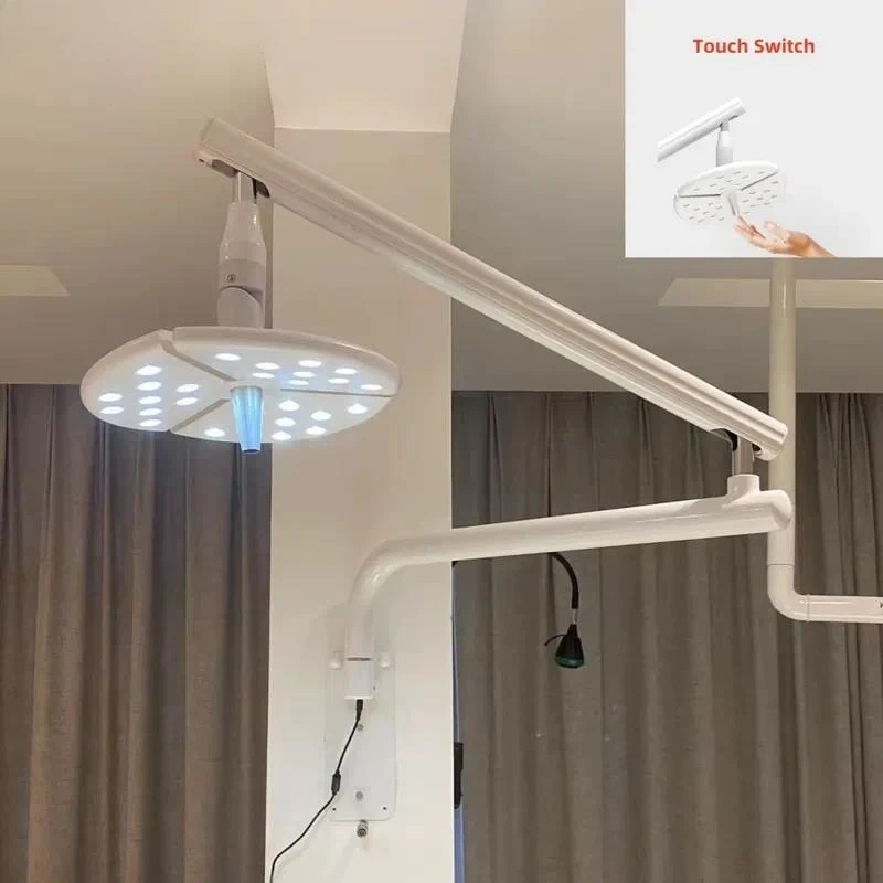 36W 60W 72W LED Surgical Light Wall Mounted Shadowless Exam Lamp Touch Control Autoclavable for Medical Veterinary Clinic