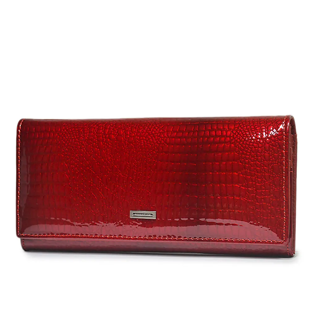 

Genuine Leather Women Wallets Female Magnetic Alligator Purse Long Coin Purses ID Card Holders Ladies Cluth Bags Fashion