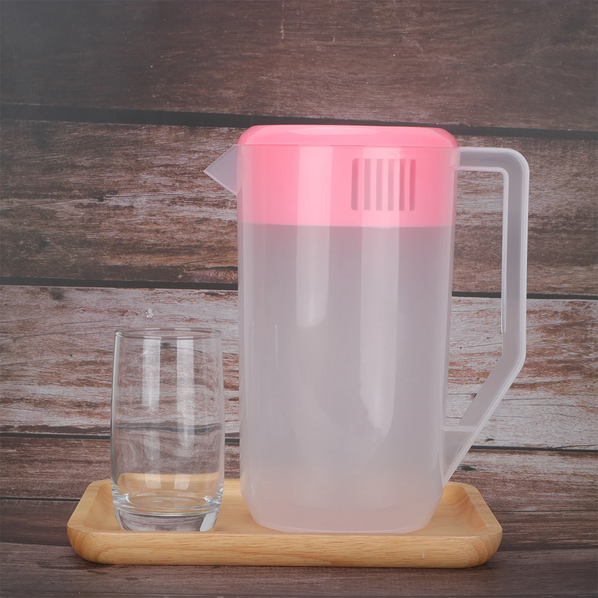 

2400Ml Cold Water Kettle Transparent Plastic Water Pitcher For Juice Tea Beer Homemade Beverage Picnic Party Use Lightweight