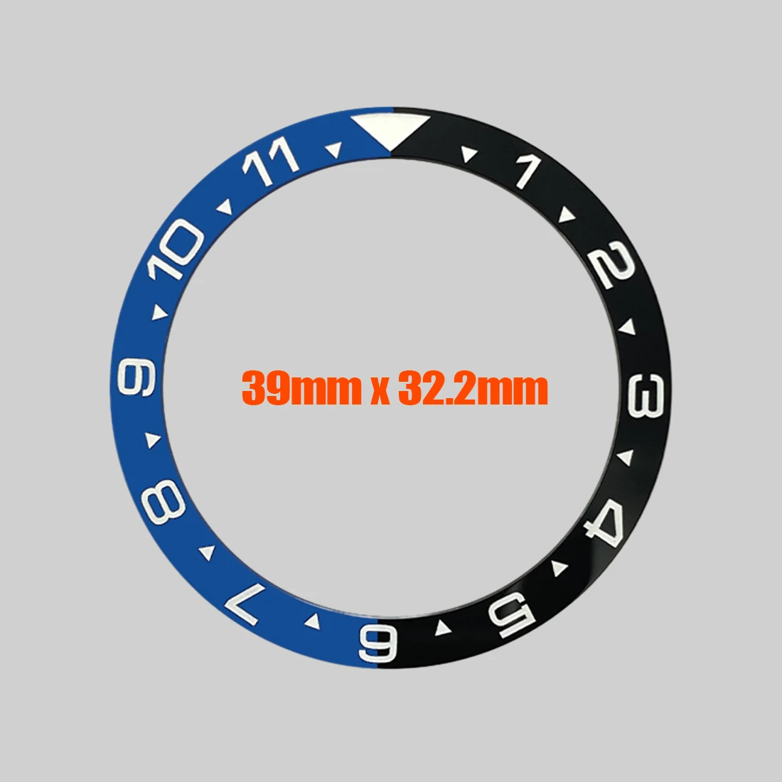 39x32mm Ceramic Copper Bezel Insert 6105 Bezel Ring Fit for Seiko 6105 6309 Turtle NH35 NH36 Watch Case Flat Bezel Ring Parts