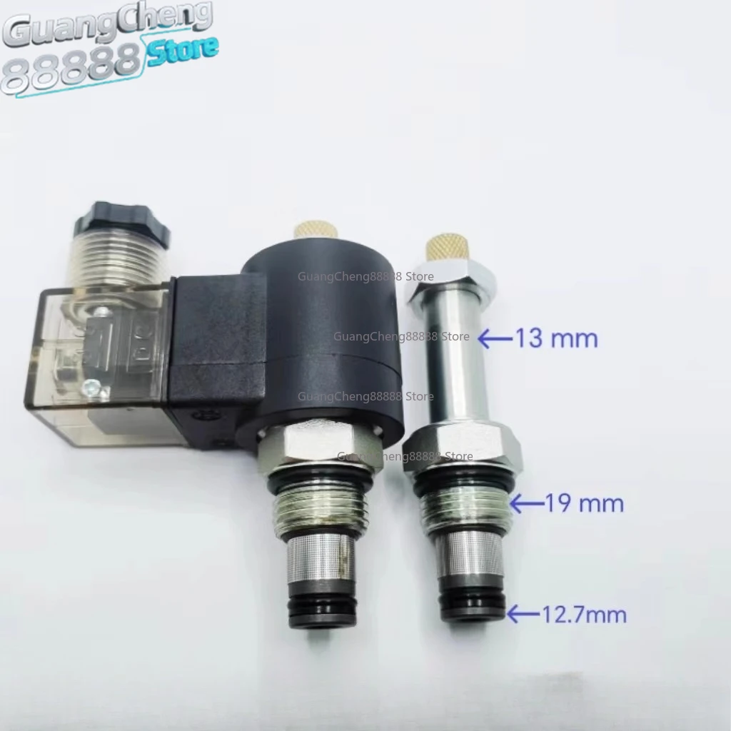 Threaded Cartridge Solenoid Valve Lift For DHF08-220H Directional SV08-20M Pressure Relief Valve