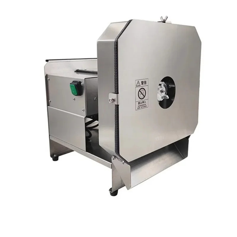 High-power commercial-grade chicken slicer suitable for rice cakes, cooked beef, and sausages; air-operated rice cake slicer