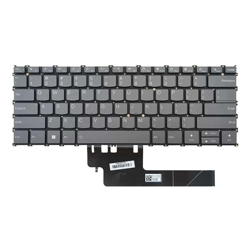 US Keyboard Backlit For Lenovo ThinkBook 13x G2 IAP 21AT Gray Color