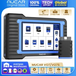 MUCAR VO7/VO7S Professional Car Diagnostic Tools OBD2 full system scanner 28 resets ECU Coding Automotive Diagnosis scan tools