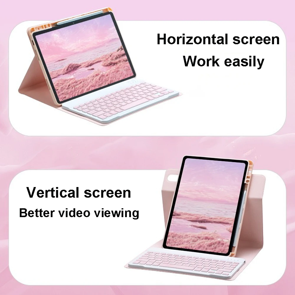 360° Rotating Keyboard Case For iPad Pro 11 Inch Case For iPad Pro 11 inch 1st 2018 2nd 2020 3rd 2021 4th 2022