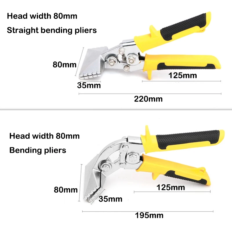 Sheet Metal Bending Pliers Hand Seamer Wide Jaw Straight  Hand Seamer Wide Sheet Metal Bending Pliers Handle hand tool