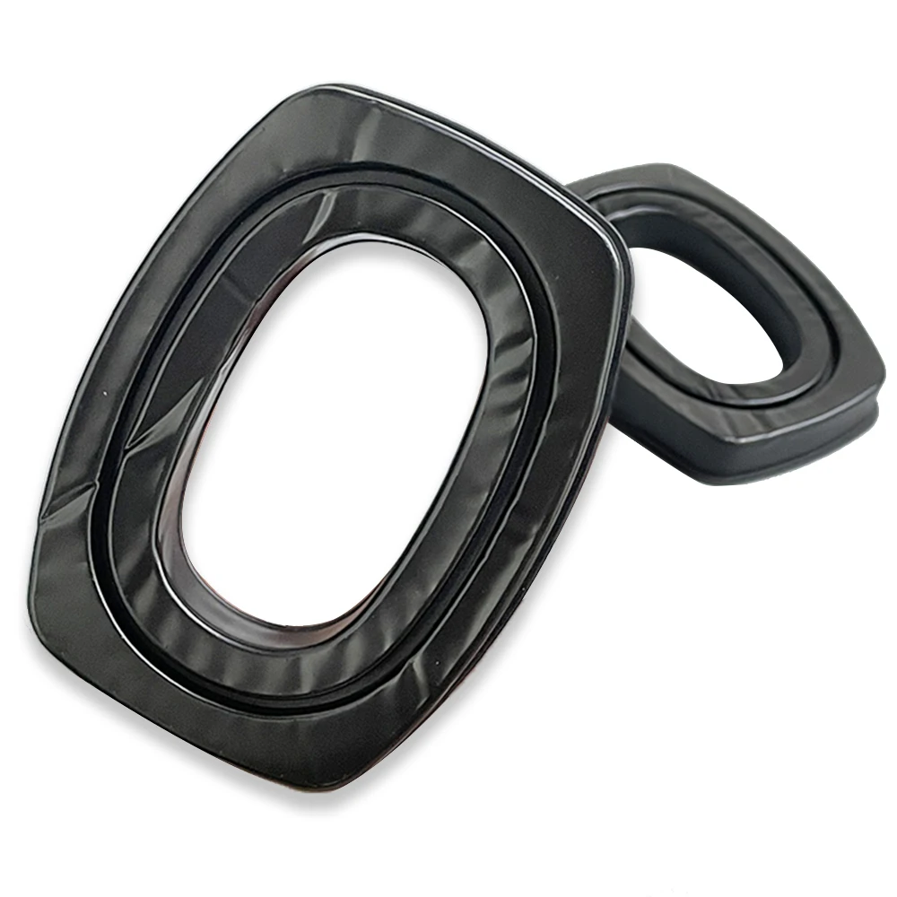 Fotografia 3: 1 par de almofadas de ouvido em gel para Howard Leight Impact Sport Eletrônico Tiro Earmuff Caça Proteção auditiva Fone de ouvido tático