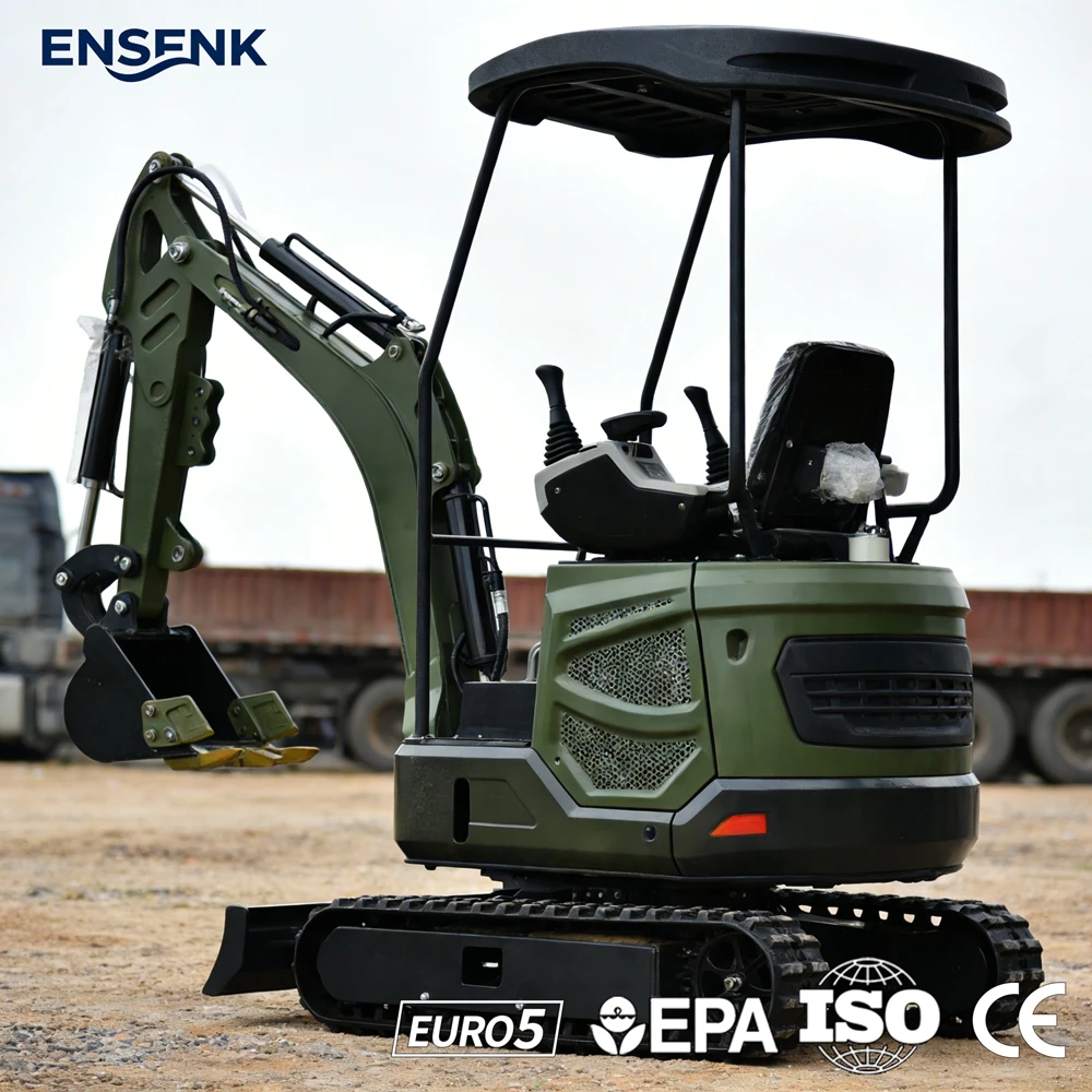 

Mini Excavator 0.8Ton 1.5Ton 1.8Ton Construction 2.5Ton Kubota Engine Multifunctional CE Epa Tools Digger