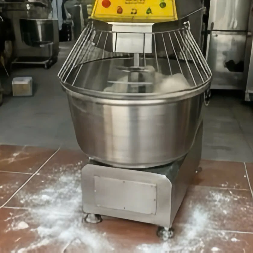 Stainless Steel 25Kg Spiral Dough Mixer For Commercial Bakery Use