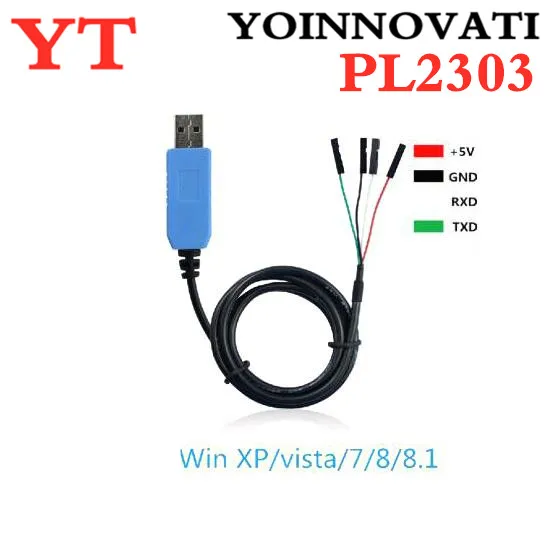 PL2303 TA USB TTL RS232 Convert Serial Cable PL2303TA Compatible With Win XP/VISTA/7/8/8.1 Replace PL2303HX