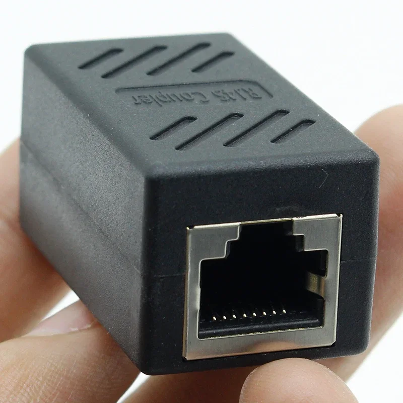 1 sztuk kolorowe żeński do żeńskiego złącze sieci LAN łącznik adaptera Extender RJ45 kabel Ethernet przedłużacza