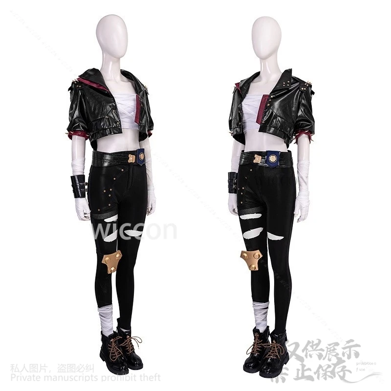 Anime Arcane League Of Legends Game LOL Cosplay Tops Coat Pants Wig Shoes Set For Girls Woman Halloween Christmas Cos Customized