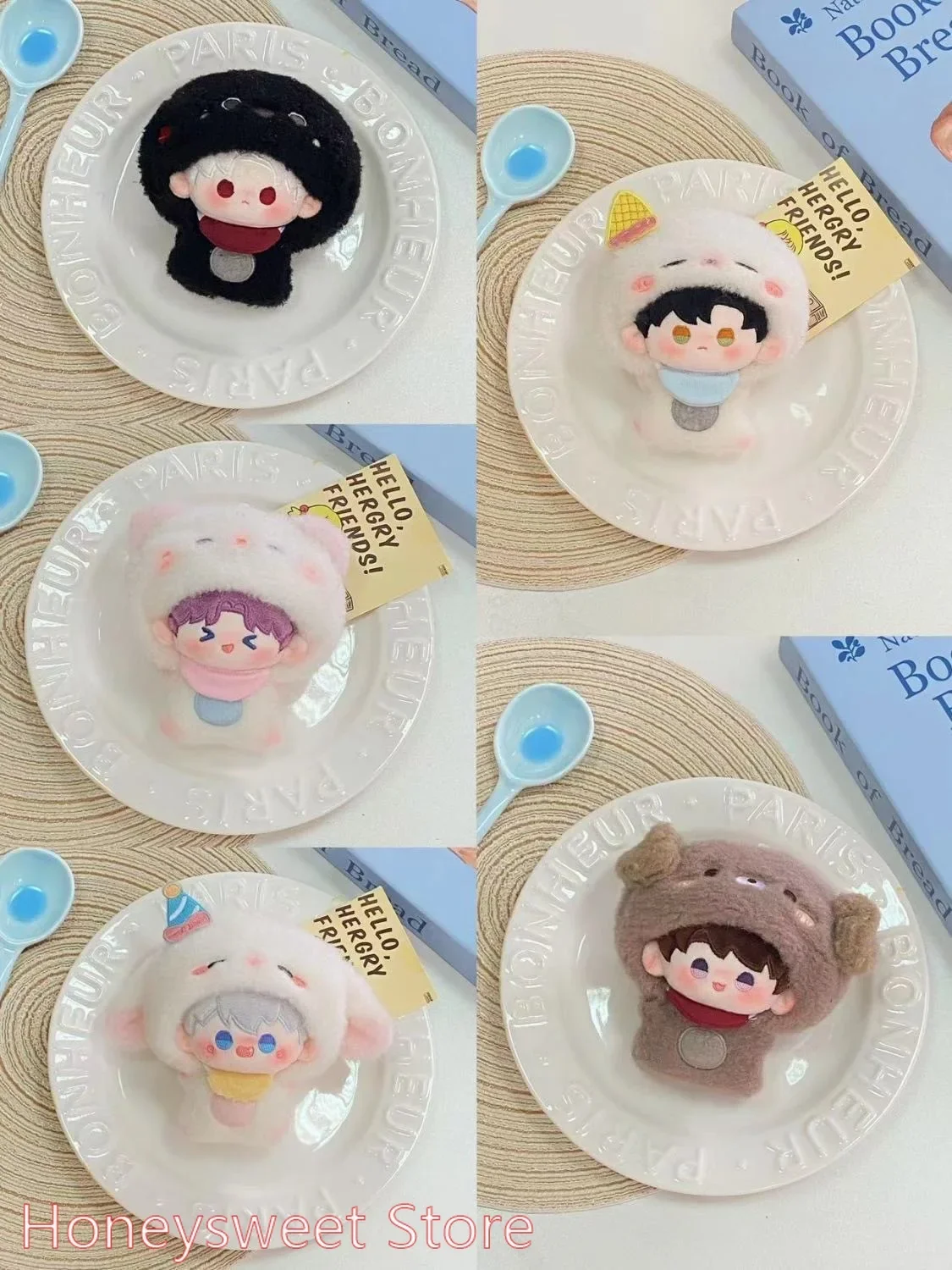 10cm Anime Love and Deepspace Sylus Plush Doll Stuffed Toys Fluffy Maumet Puppet Toys Cosplay Pendant Keychain Halloween Gift